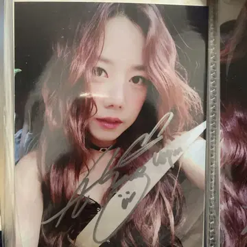 Apink 남주 사인 친필 사진