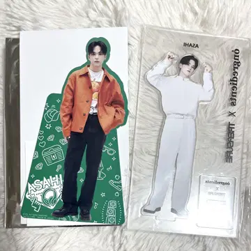 TREASURE 아사히 아크릴 스탠드 팝 세트