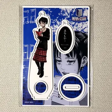 진격의 거인 미카사 진격의 히타 콜라보 굿즈 스쿨 카스트 아크릴 스탠드