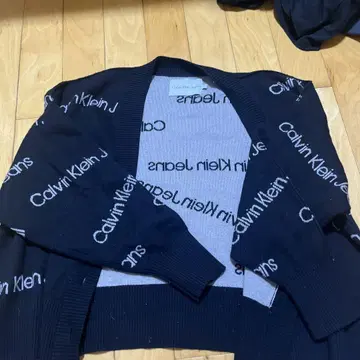 Calvin Klein Jeans 니트 S 블랙/그레이