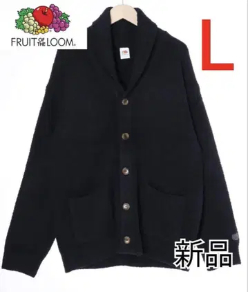 새상품 [ 프룻 오브 더 룸 룸가디건 네이비 L ]