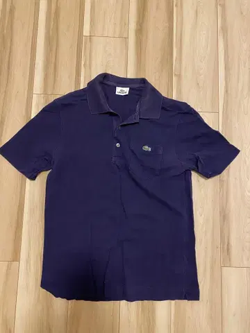 LACOSTE 네이비 피케 셔츠