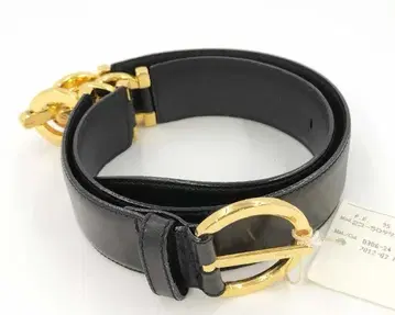Salvatore Ferragamo 간치니 골드 택 포함 벨트