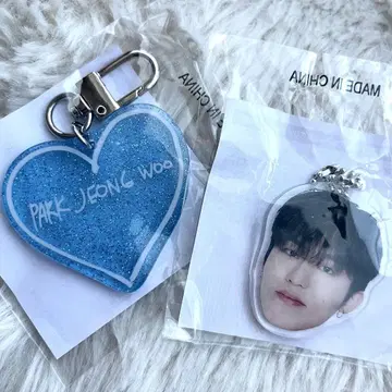 TREASURE 정우 캡슐 토이 아크링 키링 세트