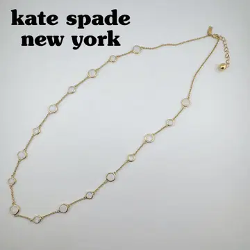 kate spade / 케이트 스페이드 화이트 펄 롱 목걸이