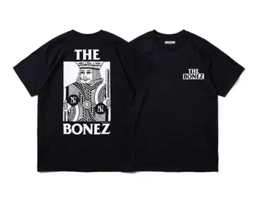 THE BONEZ SHO WATANABE 티셔츠 블랙 컬러 XL 사이즈