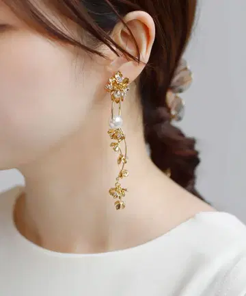 [ ANEMONE ] Hanayome 골드 귀찌