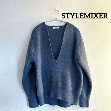[ STYLEMIXER ] [ 새상품급 ] 스웨터 오버 사이즈 v넥 니트