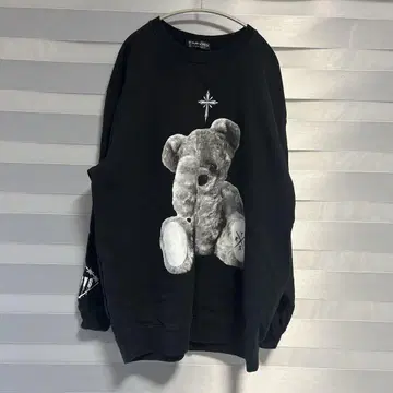 TRAVAS TOKYO 곰 프린트 맨투맨