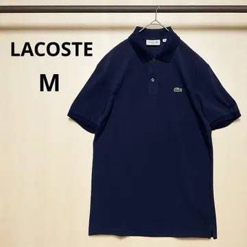 라코스테 SLIM FIT 피케 셔츠 네이비 M LACOSTE 일본제