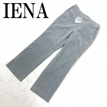 LA5319 택 포함 새상품 이에나 슬랙스 팬츠 블루 그레이 36