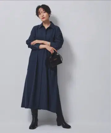 RASW 백 플레어 셔츠 원피스 iena 저널 스탠다드