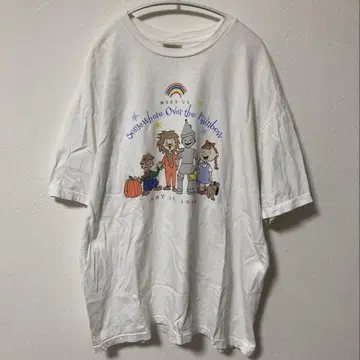 오즈의 마법사풍 t셔츠 빈티지 90s 구제 의류