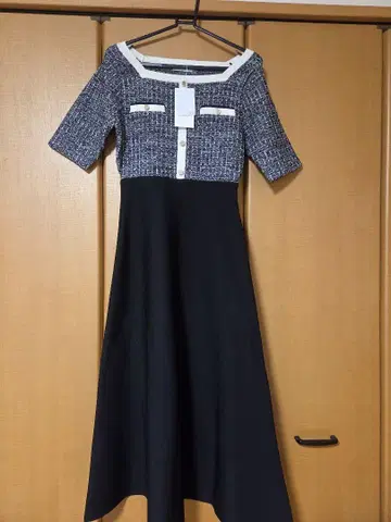 JILL by JILL STUART 반팔 니트 원피스 FR 블랙 계열