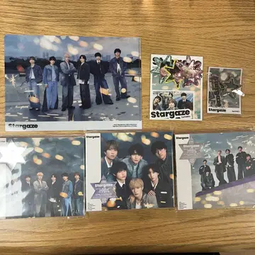 SixTONES Stargaze CD 3형태 세트 특전 포함 시리얼 포함
