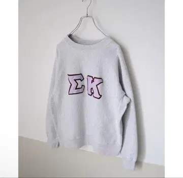 90s USA ALPHABET SWEAT GREY