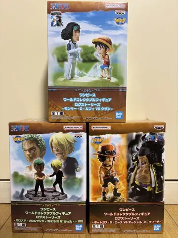 ONE PIECE 월드 컬렉터블 피규어 로그 스토리 3세트