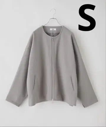 [ Loose ] 더블 지퍼 노카라 블루종