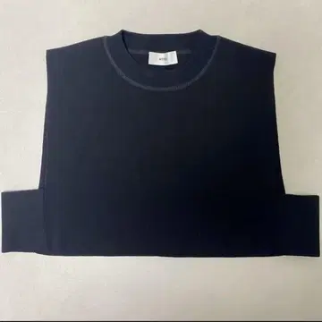 HYKE S/C/P 크롭 탑 스웨터 크롭 베스트