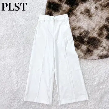 새상품급 플라스테 린넨 블렌드 스트레치 팬츠 워셔블 최근 모델