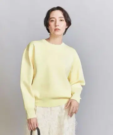 BEAUTY&YOUTH 밀라노 리브 볼륨 슬리브 풀오버