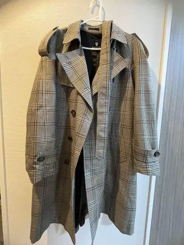 카메나시 군도 착용 BLACK LABEL 트렌치코트 L 사이즈