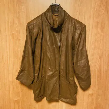 [ Vera Pelle ] 베라페레 자켓 코트 가죽 브라운 L~XL