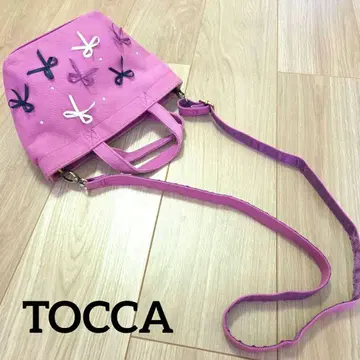 TOCCA 토카 밤비니 리본 장식 2WAY 숄더 토트백