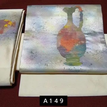 A149 투피스 제작 오비 나고야 오비 홑북 다색 항아리 디자인