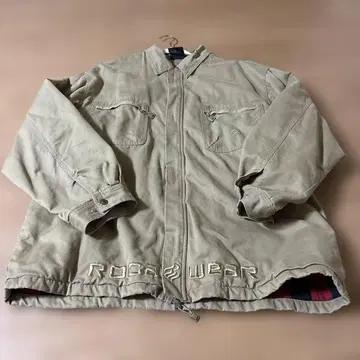ROCA WEAR 베이지 집업 자켓