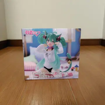 Desktop Cute 하츠네 미쿠 - 고양이 귀 T셔츠 Ver.