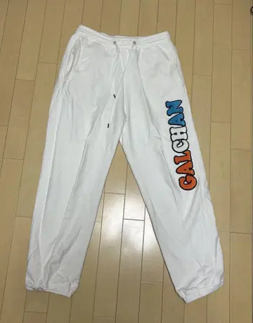 GAL CHAN Gaffy 조거 팬츠 화이트