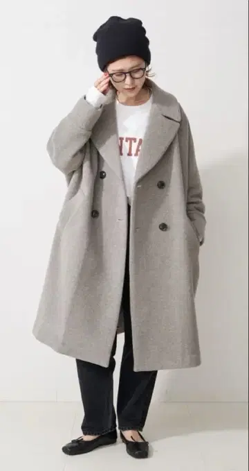 틱카 텐트 코트 그레이