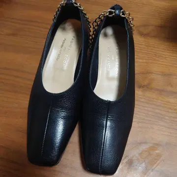 Fabio Rusconi 블랙 가죽 펌프스