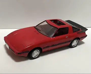 레어! 절판 마쓰다 사반나 RX-7 프라모델 구형 자동차