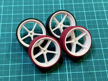 미니 사륜구동 페라 타이어 약 25.5mm 로우 프릭션