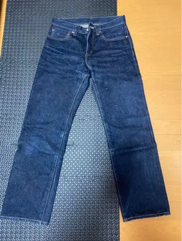 코지마 진스 23oz W31 헤비 온스 그린 셀비지 진스 새상품급