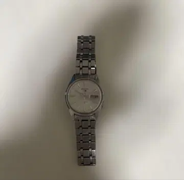 SEIKO 자동 와인딩 아날로그 시계 실버