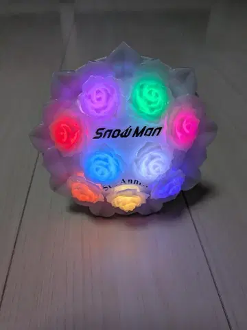 Snow Man 장미형 응원봉