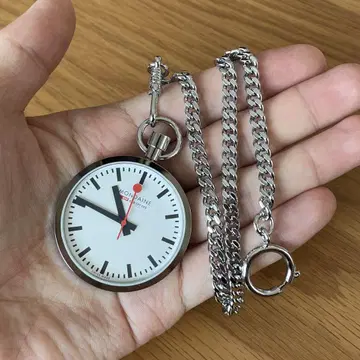 새상품급 MONDAINE 몬디안 철도 시계 회중시계