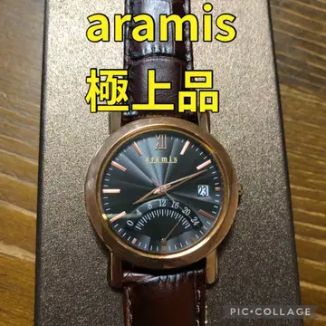 [ 한정판 ] aramis 40주년 손목시계 가죽 고급스러움