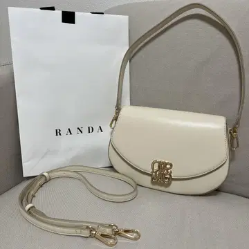 RANDA 2WAY 라운드 백 아이보리