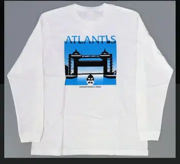 ATLANTIS 그래픽 롱 슬리브 티셔츠 근육맨