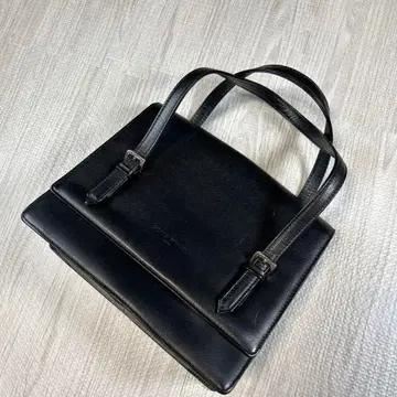 새상품급 소니아 리키엘 핸드백 블랙 가죽 수험 세레모니 백