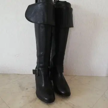 새상품급!! DIANA 다이애나 천연 가죽 롱 부츠 23cm