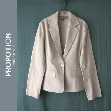 새상품급 프로포션/바디 드레싱 코튼 테일러드 자켓