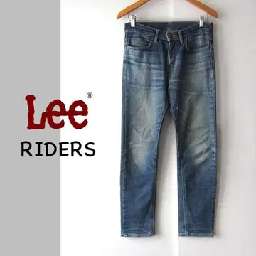 일본제 Lee RIDERS LM0813 USED 가공 테이퍼드 데님 27