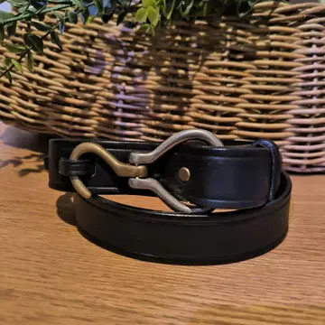 TORY LEATHER 벨트 블랙 사이즈 34