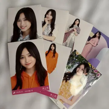 노기자카46 이노우에 와카 브로마이드 장미 6장 세트