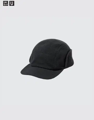 택 포함 새상품 유니클로 U 플리스 라이닝 캡 블랙 UNIQLO U